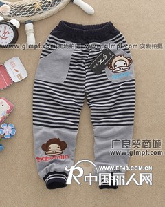 小孩棉裤批发可开档童裤批发两穿童裤批发儿童秋裤批发童装长裤批