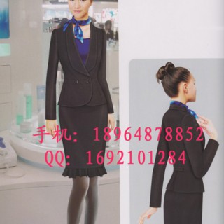 商场营业员工作服定做批发-专柜导购服订做-定做家纺店员服装