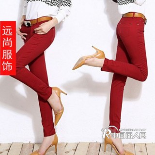 韩版新款超显瘦休闲裤批发长袖打底衫批发