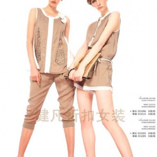 东莞中高档品牌女装尾货 品牌折扣女装