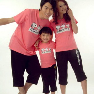 扬州新款夏季情情侣装亲子装厂家