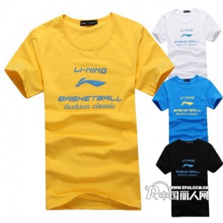 厂家直销 爆款纯棉男式T恤批发 高档男士T恤衫