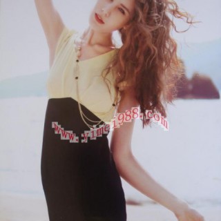 香港品牌女装DAVON戴纹夏季连衣裙上衣一手货源走份女装尾货