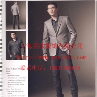 男式商务西装量身订做