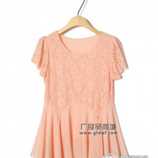 夏季雪纺连衣裙批发时尚夏季雪纺上衣批发韩版夏季雪纺女装批发时