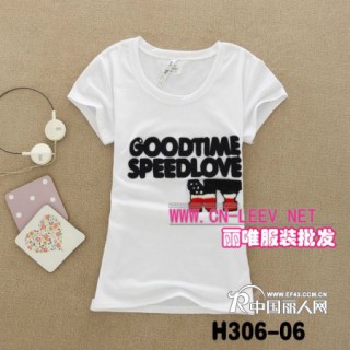 荷花池厂家批发最便宜T恤货到付款 库存女士T恤批发最低价2.