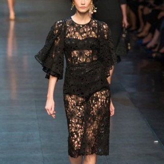 花开终伴夏唯有蕾丝会呼吸T台蕾丝SHOW出浪漫夏季