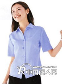 供应上海短袖男女工作衬衫制作