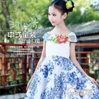 重要场合只穿汪小荷时尚中式女童装