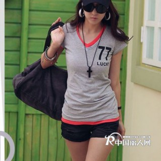 清仓女装夏季地摊货源热卖 女士 短袖T恤