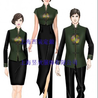 上海酒店制服订做上海夏季厂服定做员工T恤衫订做