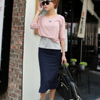 江苏南昌便宜时尚韩版女装上衣批发大码莫代尔上衣批发厂家直销