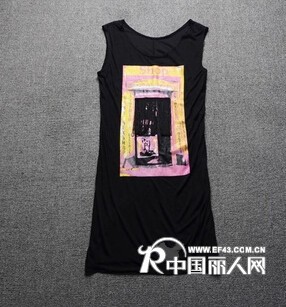 服装欧洲英伦纯棉无袖套头库存现货 2014春季外贸原单T恤