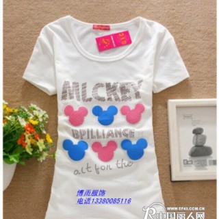 清仓女t恤十三行t恤清仓十三行库存外贸原单t恤清仓处理T恤