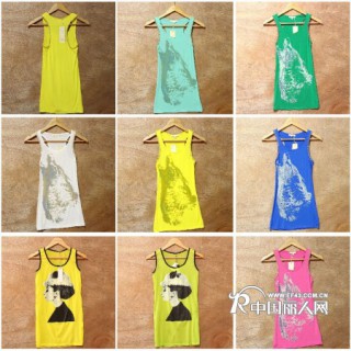 深圳品牌尾货服装批发，厂家直销六千件吊带背心特价清仓