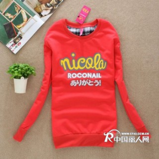 热销2014秋季新款韩版拼接百搭显瘦毛衣低价批发