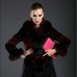 时尚皮草外套搭配 呢子大衣搭配 冬装搭配