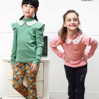 吉象贝儿 廉价的贵族童装品牌 2014秋季新品t恤搭配