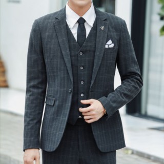 韩版西装批发中高端秋冬新款男士货源量大从优
