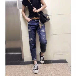 广州牛仔裤工厂大量品牌库存牛仔裤尾货5元清货