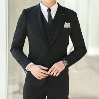 韩版西装批发中高端秋冬款男装厂家一手货源