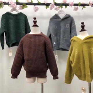 广州品牌童装货源供应春款毛衣童迩丹