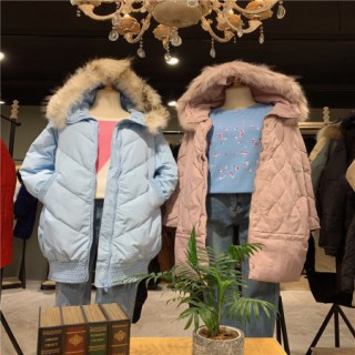 赫本佳人羽绒服19冬女装尾货哪里找品牌折扣店进货渠道广州播田