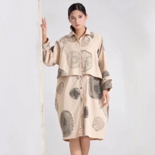 品牌折扣女装尾货20春夏【欧莱华】茧型印花衬衫系列库存批发