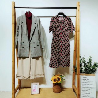 直播女装采购渠道 卡丽娅品牌折扣女装春夏轻职业女装尾货走份批