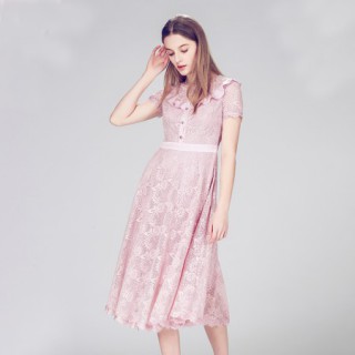 中高端连衣裙厂家可贴牌定制加工轻奢连衣裙 合作