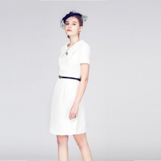 广东女装加工厂 连衣裙现货批发生产 欢迎洽谈合作