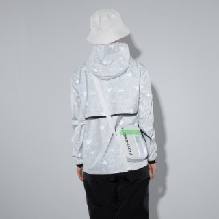 inshinee潮牌运动夹克外套国潮情侣连帽长袖彩色反光运动