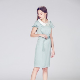 中高端名媛轻奢连衣裙 东莞虎门工厂厂家直销一件代发