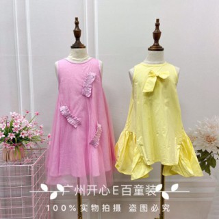 广州知名品牌童装史丘比夏装  品牌童装折扣货源走份批发