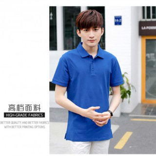 定制POLO衫，200克零缩水全棉短袖POLO衫，坯衫客