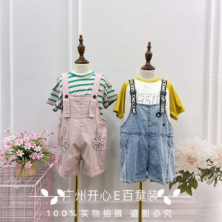 广州知名品牌童装洛小米夏装  品牌童装折扣货源走份批发