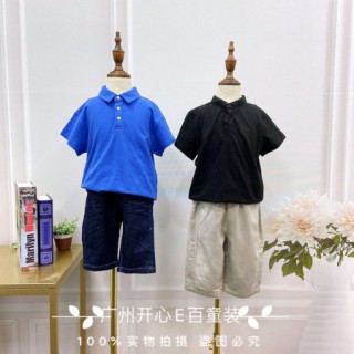 国内一二线知名品牌童装欧抱抱-鲨鲨坊夏装货源走份