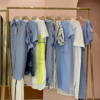 广州维可20夏原创设计女装品牌折扣批发当季专柜正品女装批发走