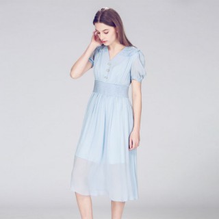 连衣裙加工品牌代工厂鑫莲实业服装厂来图来样加工定制