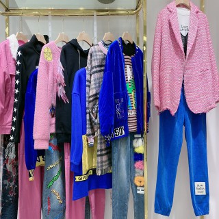 赫梵茜品牌折扣女装佧茜文 专柜正品一手货源库存剪标女装批发