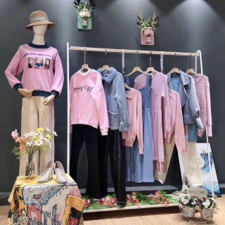 衣袖品牌尾货服装批发 超低折扣 专柜尾货女装批发走份清仓