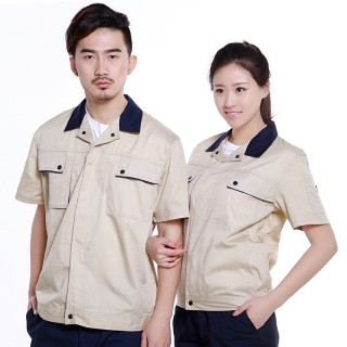 奉贤工作服定做批发全棉涤棉工装厂家直销