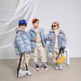 一线专柜品牌童装莉莉日记羽绒服厂家货源走份批发