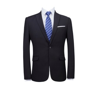 商务男装黑色职业正装西服套装男士西装工作服