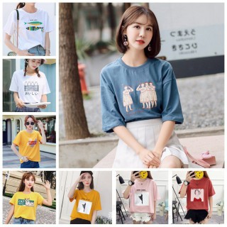 新款短袖T恤批发男士外贸尾货T恤圆领宽松印花上衣批发