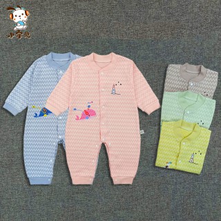 小字贝童装婴儿连体衣婴儿童秋冬包屁衣宝宝衣服