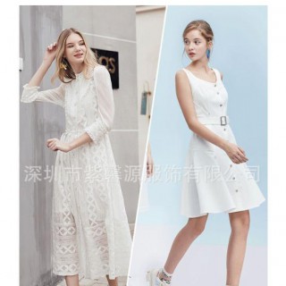 常年供应国内一线中高端品牌女装撤柜一手货源 品牌折扣女装走份