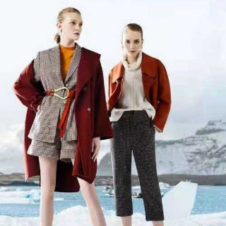 高端设计师品牌印象草原女装2021秋冬羊绒面料高级女装货源