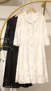 汉派大码女装22夏品牌折扣女装修身收腰连衣裙品牌女装批发