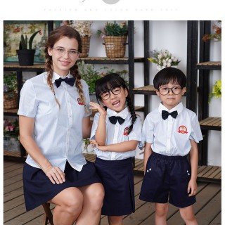 幼儿园园服夏装英伦风儿童校服套装短袖童装